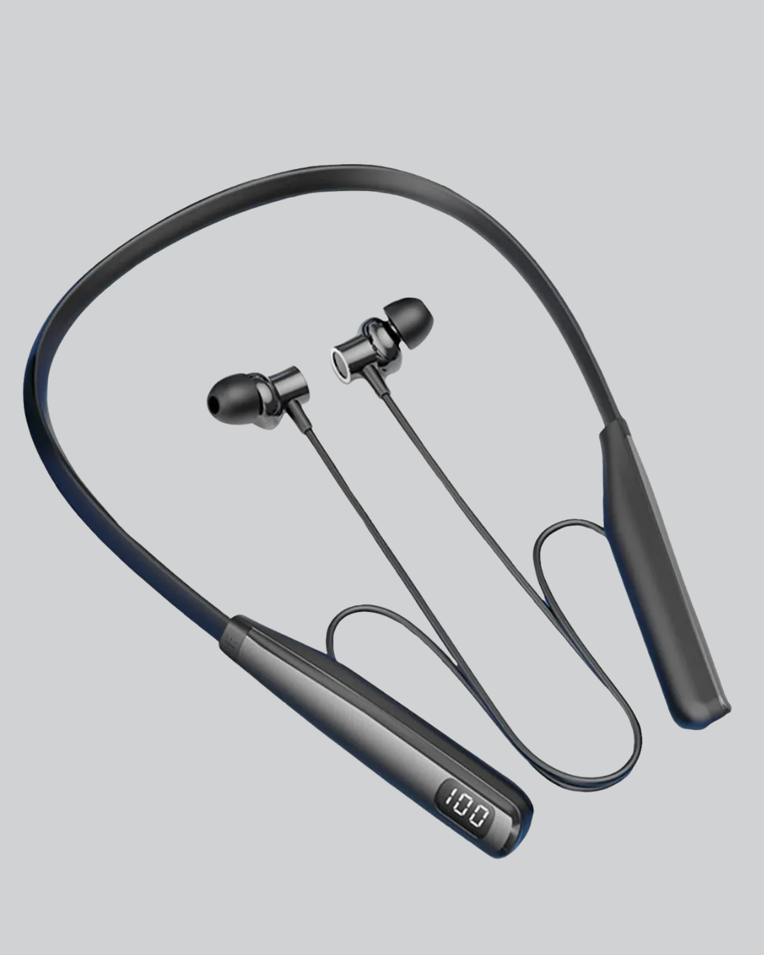 Boyun Askılı Kablosuz Bluetooth Kulaklık – Aktif Gürültü Önleme, LCD Ekranlı - Lisinya