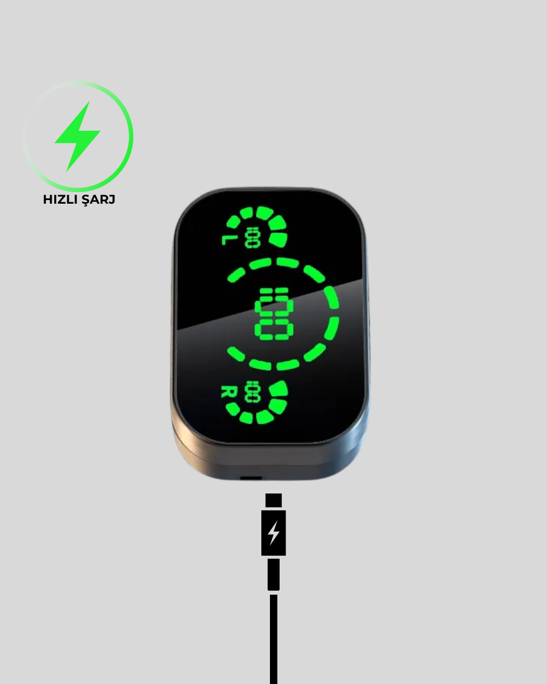 Gürültü Engelleyici Bluetooth Kulaklık – Akıllı Ekranlı, HiFi Ses Kalitesi - Lisinya