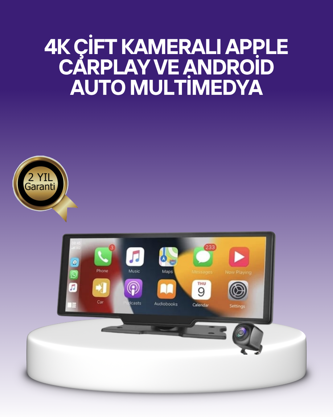 Volkswagen Golf, Polo, Passat, Jetta, Tiguan, BMW 3-5 Serisi CarPlay Android Auto 10.26” Ekran - Lisinya