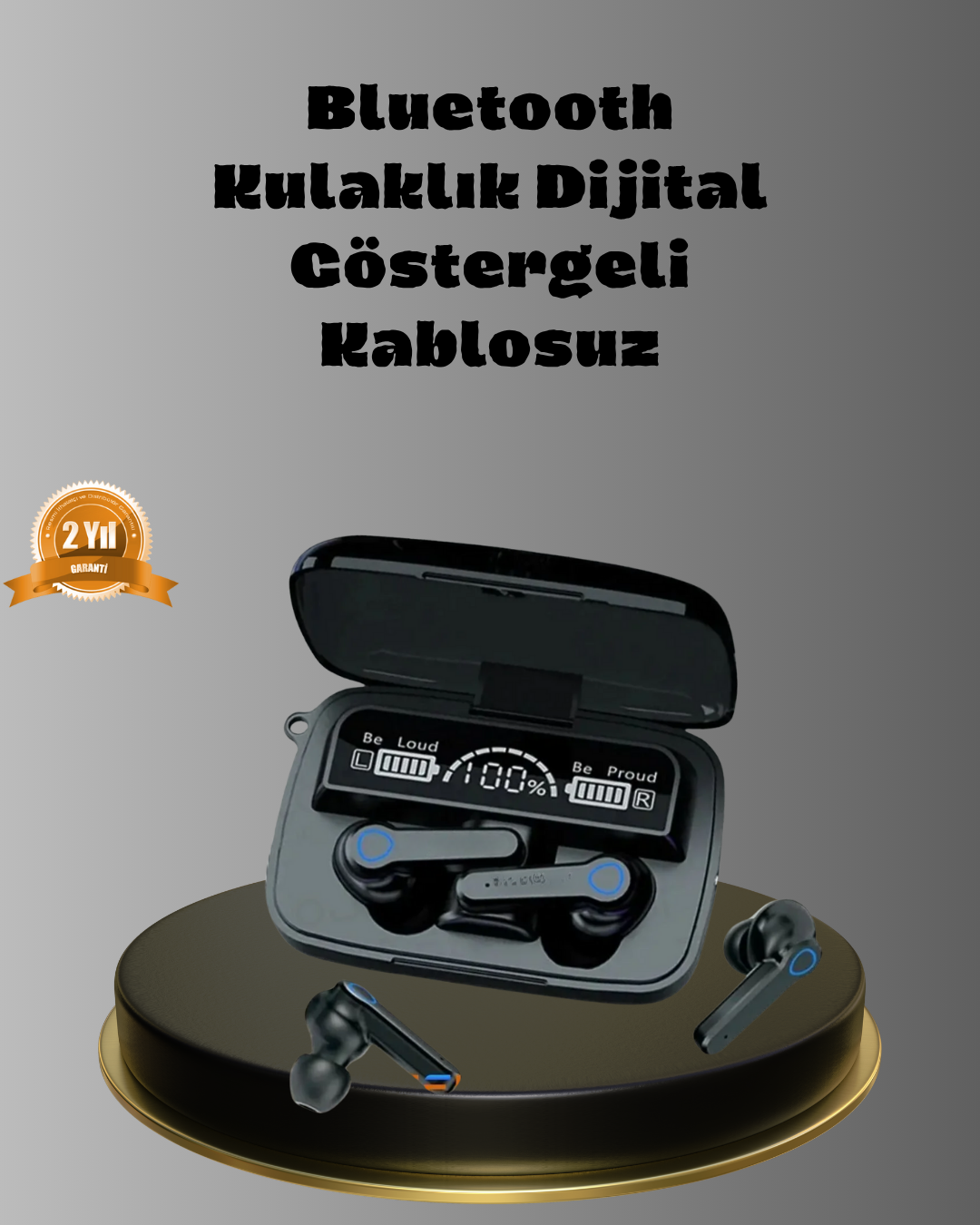 Powerbank’lı M19 Bluetooth Kulaklık – Oyun İçin Düşük Gecikme, Uzun Kullanım ve Şarj Desteği - Lisinya
