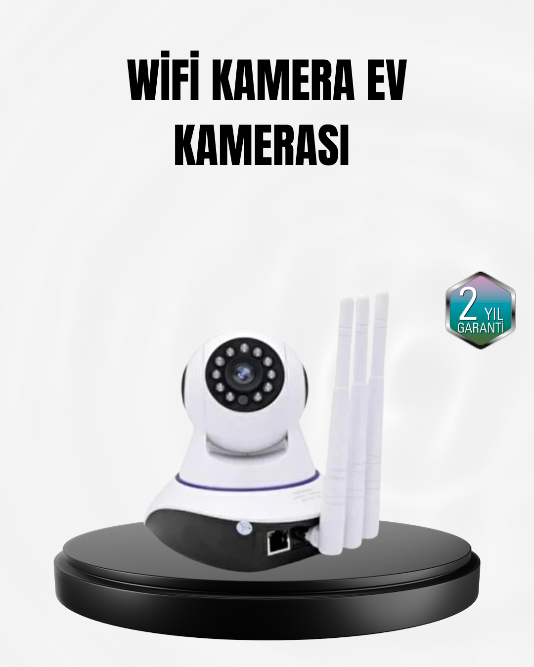 Akıllı IP Güvenlik Kamerası – 1080P HD, Gece Görüşlü, Hareket Algılamalı - Lisinya