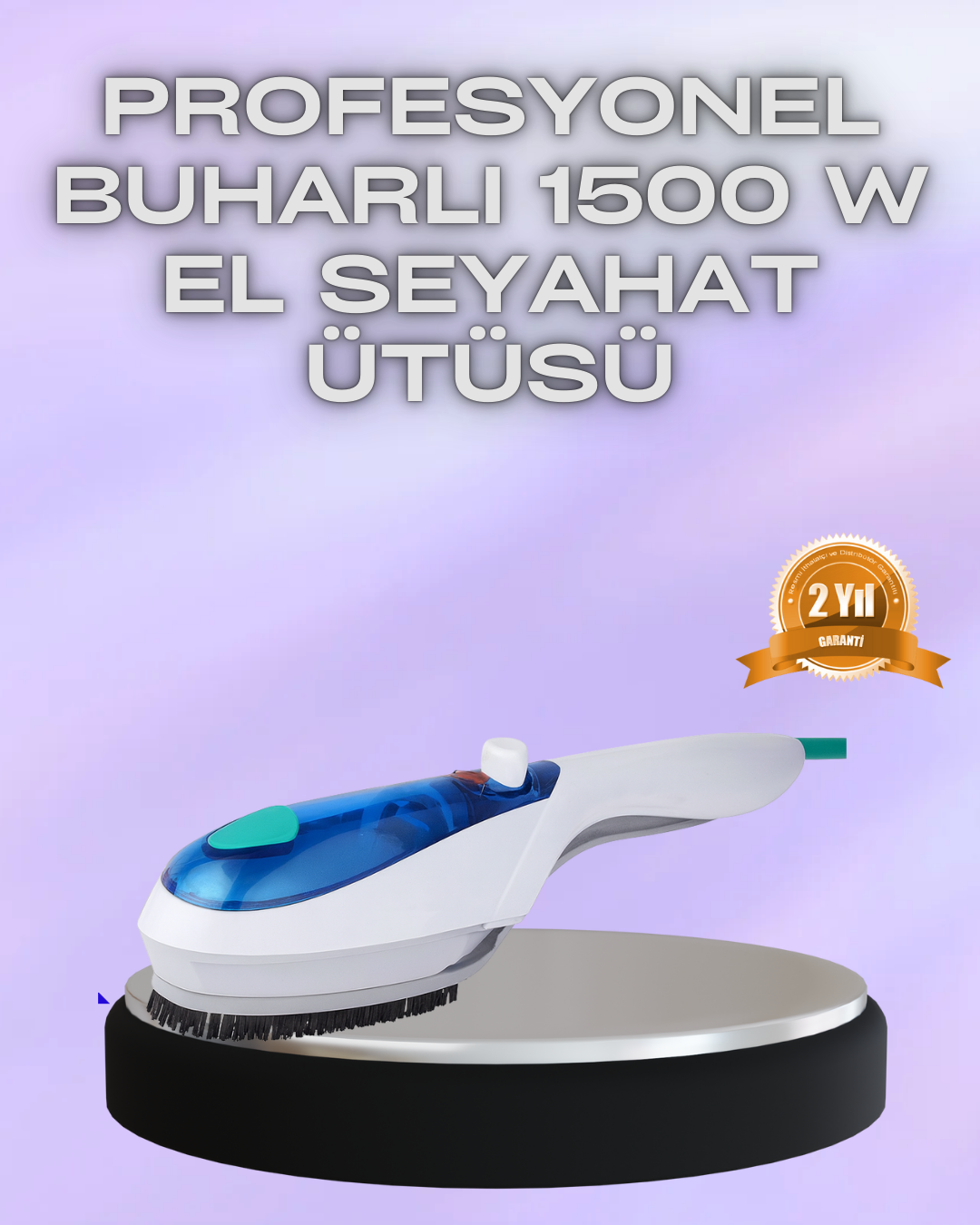 Kompakt Seyahat Tipi Buharlı Ütü Pratik Kırışıklık Açıcı - Lisinya