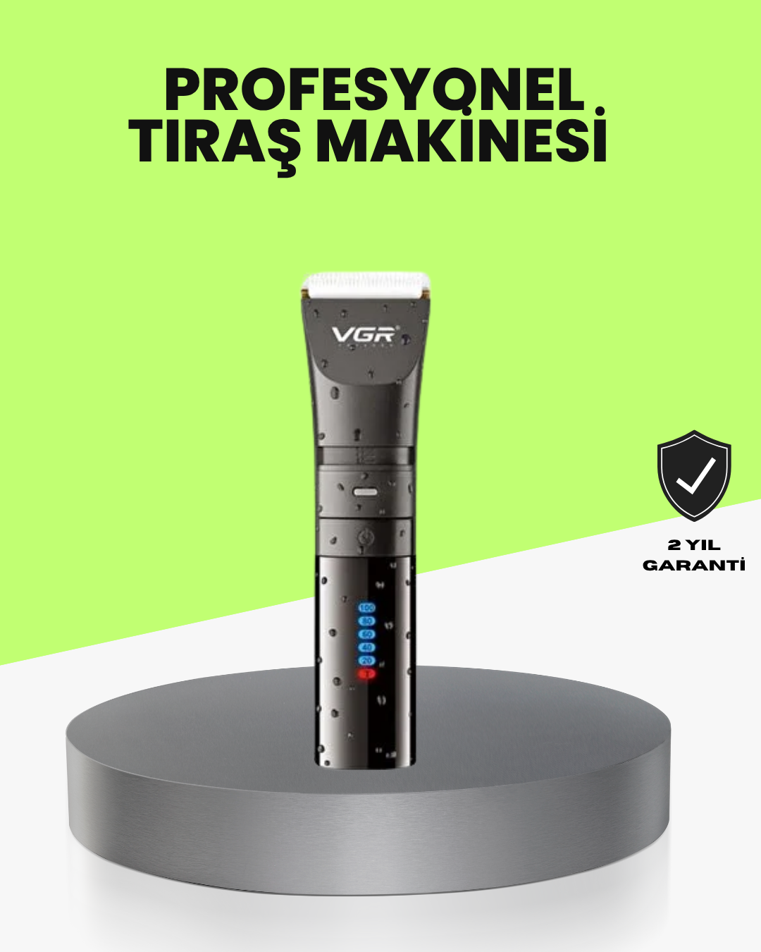 Şarjlı Saç Kesme Makinesi – 4 Taraklı, 2 Kademeli Güç Ayarı, Uzun Pil Ömrü - Lisinya