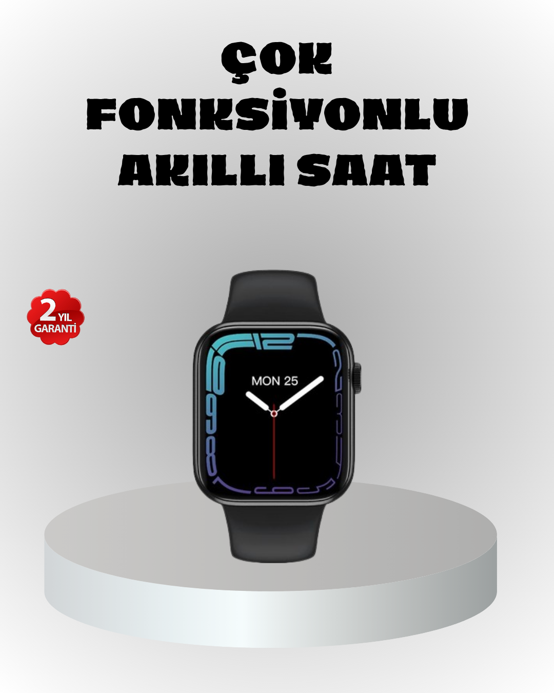 380mAh Bataryalı Akıllı Saat – Arama, Bildirim, AOD Ekran ve Uzun Pil Ömrü - Lisinya