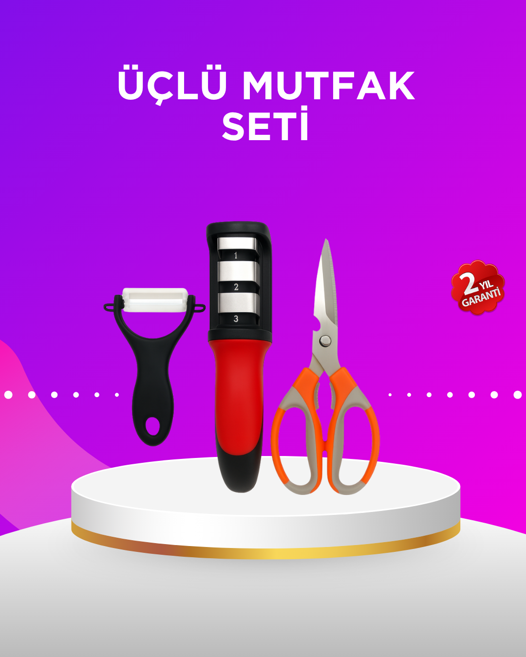 Çok Amaçlı Mutfak Makas Seti – Paslanmaz Çelik ve Ergonomik Tasarım - Lisinya Çok Amaçlı Mutfak Makas Seti – Paslanmaz Çelik ve Ergonomik Tasarım - Lisinya