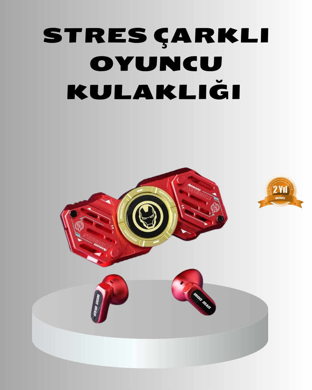 Taşınabilir Bluetooth Müzikli Spinner – Enerjik, Şık ve Eğlenceli Tasarım - Lisinya