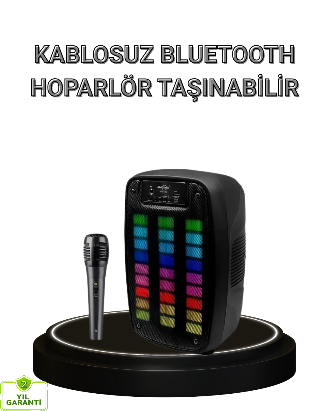 Bluetooth Hoparlör – Kablosuz Bağlantı, 2 Saat Müzik Süresi - Lisinya