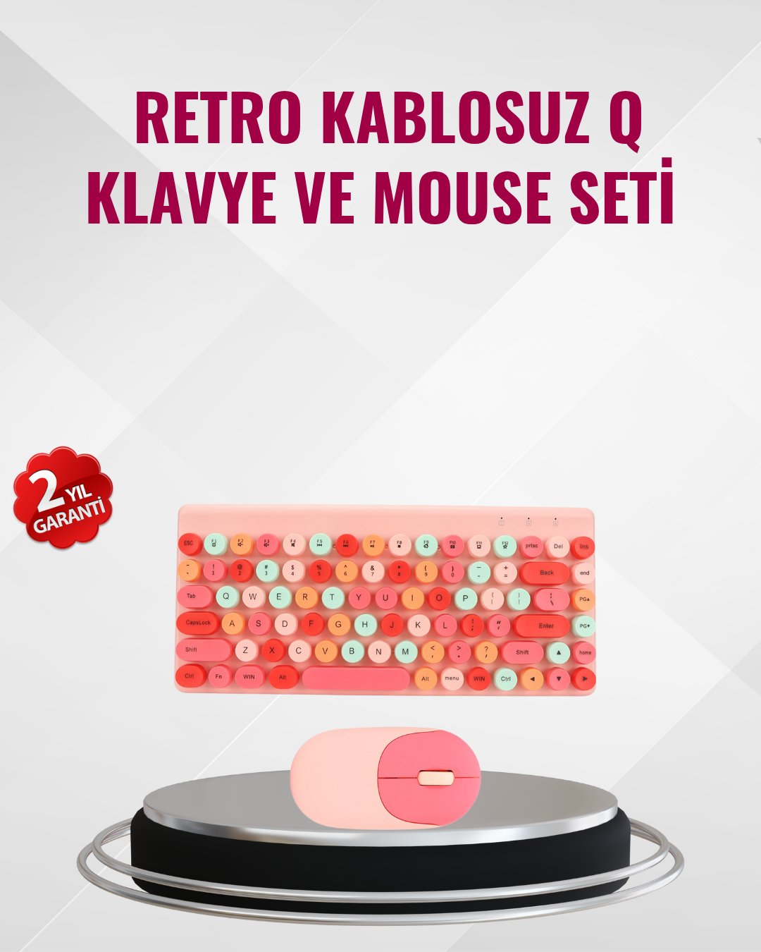 Kablosuz Bluetooth Klavye – Çoklu Cihaz Desteği, Akıllı Güç Tasarrufu - Lisinya