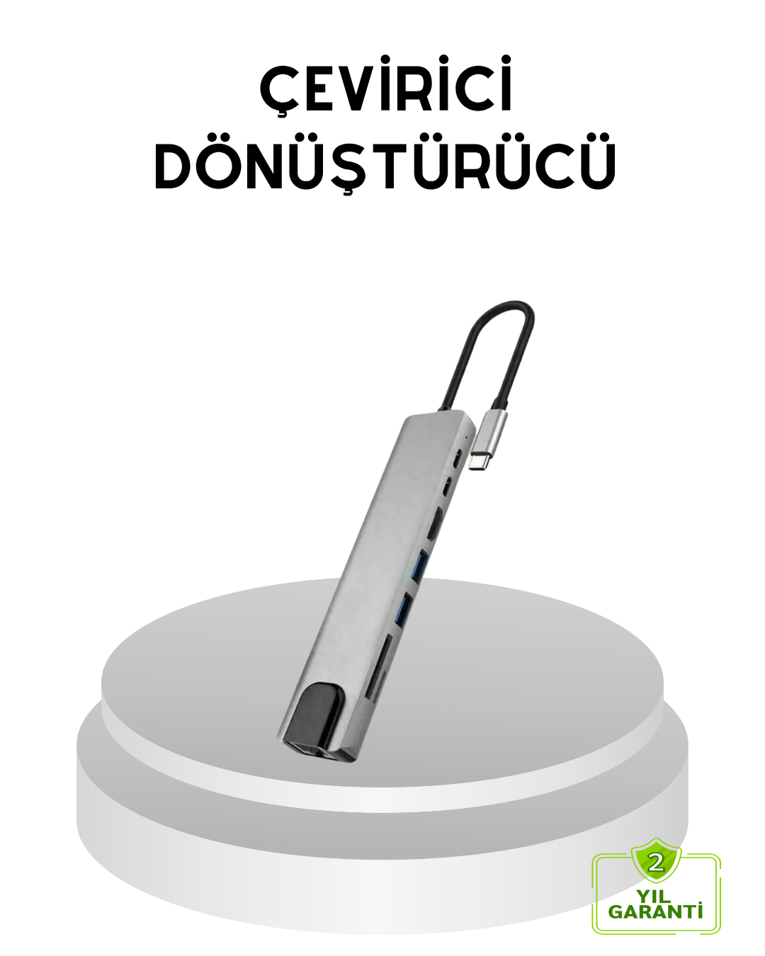 Dönüştürücü Hub – Kompakt, Dayanıklı ve Yüksek Hızlı Bağlantı - Lisinya