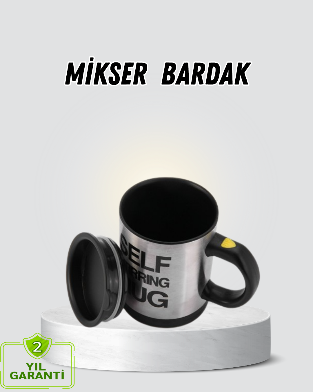 Akıllı Kendi Kendini Karıştıran Termal Kupa – Paslanmaz Çelik - Lisinya Akıllı Kendi Kendini Karıştıran Termal Kupa – Paslanmaz Çelik - Lisinya