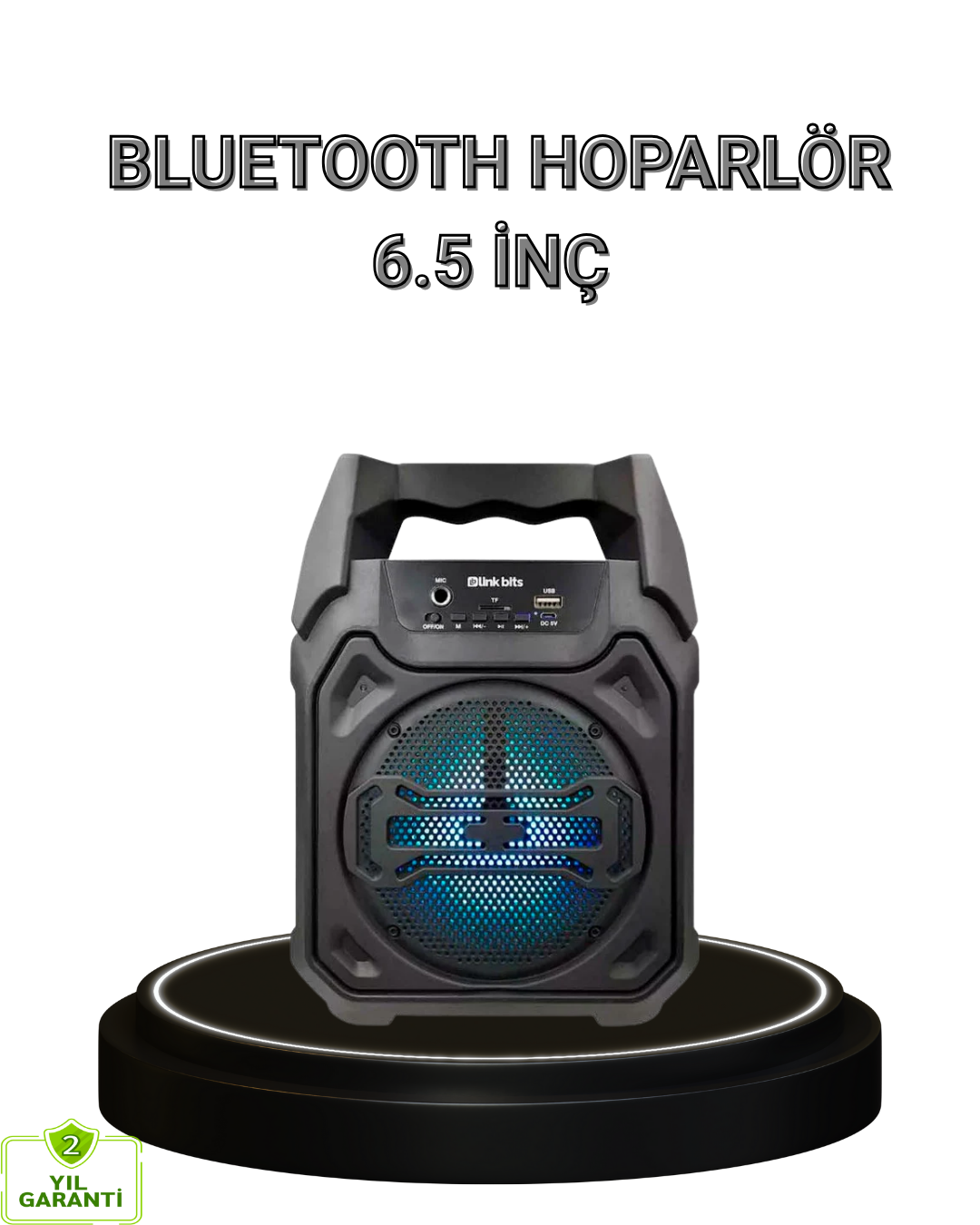 Taşınabilir Şarjlı Hoparlör – Bluetooth, TWS ve Uzun Pil Ömrü - Lisinya Taşınabilir Şarjlı Hoparlör – Bluetooth, TWS ve Uzun Pil Ömrü - Lisinya