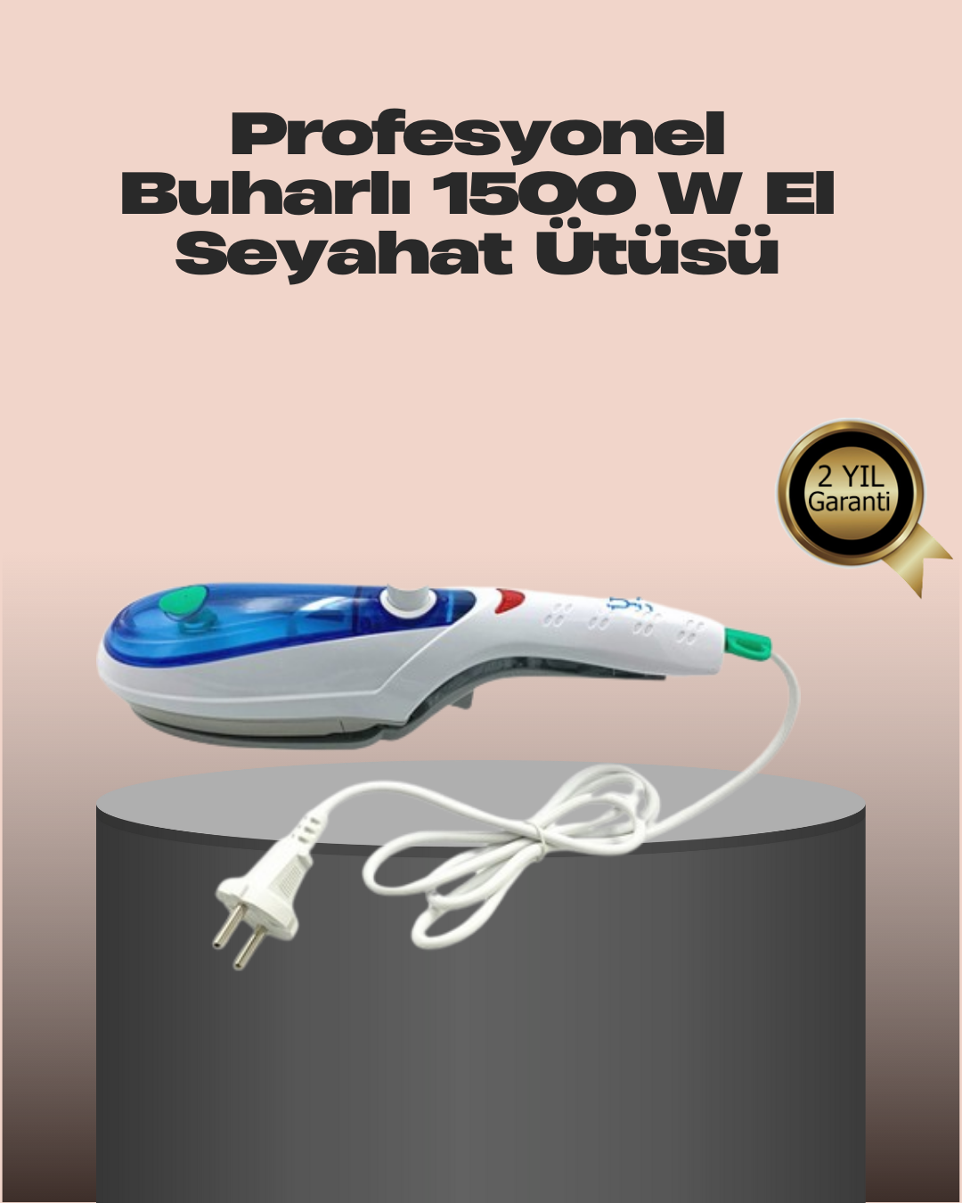 Pratik Buharlı Seyahat Ütüsü Kırışıklık Açıcı - Lisinya
