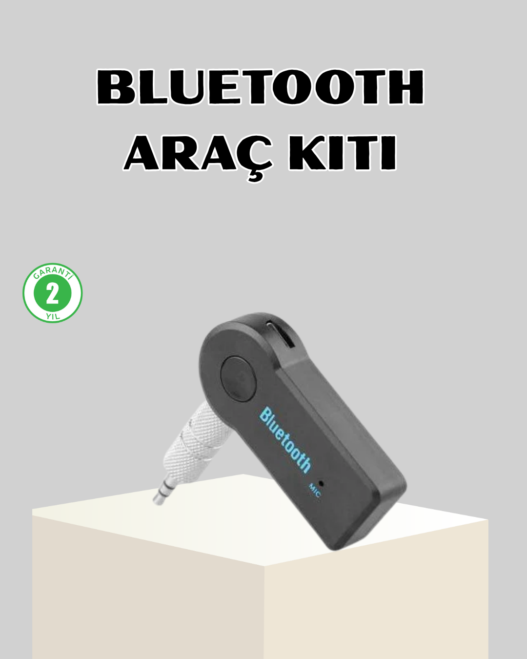 Bluetooth Araç Kiti AUX MP3 Çalar Kablosuz Eller Serbest Cihaz - Lisinya