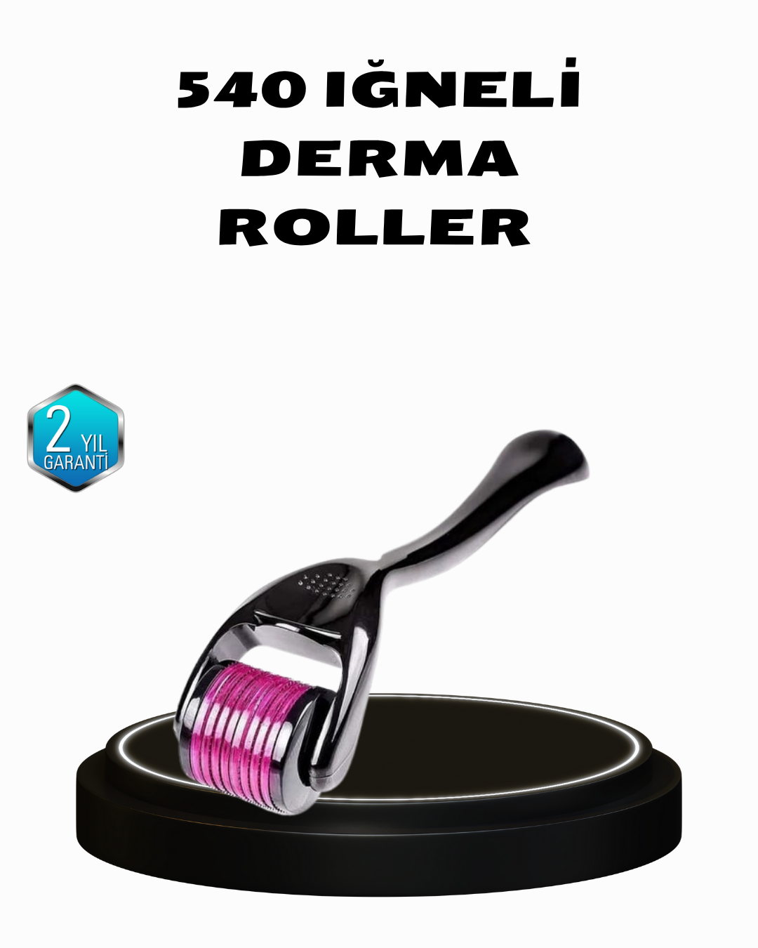 Derma Roller Titanyum İğneli Cilt Yenileyici – Akne, Kırışıklık ve Leke Karşıtı - Lisinya Derma Roller Titanyum İğneli Cilt Yenileyici – Akne, Kırışıklık ve Leke Karşıtı - Lisinya