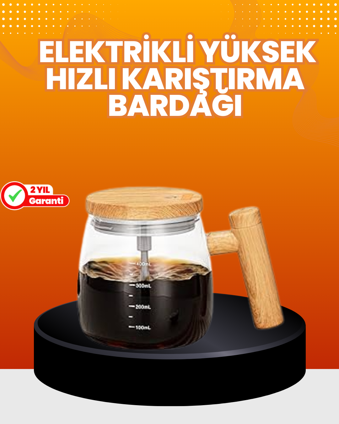 Isıtıcılı Manyetik Karıştırıcı Kupa – 400 ml, C Tipi Şarjlı, Akıllı Tasarım - Lisinya Isıtıcılı Manyetik Karıştırıcı Kupa – 400 ml, C Tipi Şarjlı, Akıllı Tasarım - Lisinya