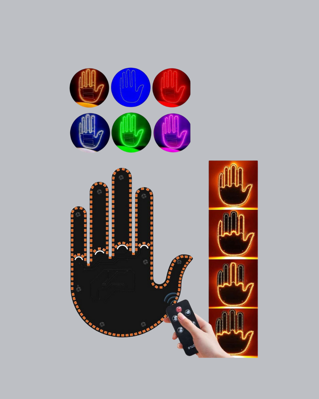 El Hareketiyle Kontrol Edilen 176 LED Amber Güvenlik Lambası - Lisinya