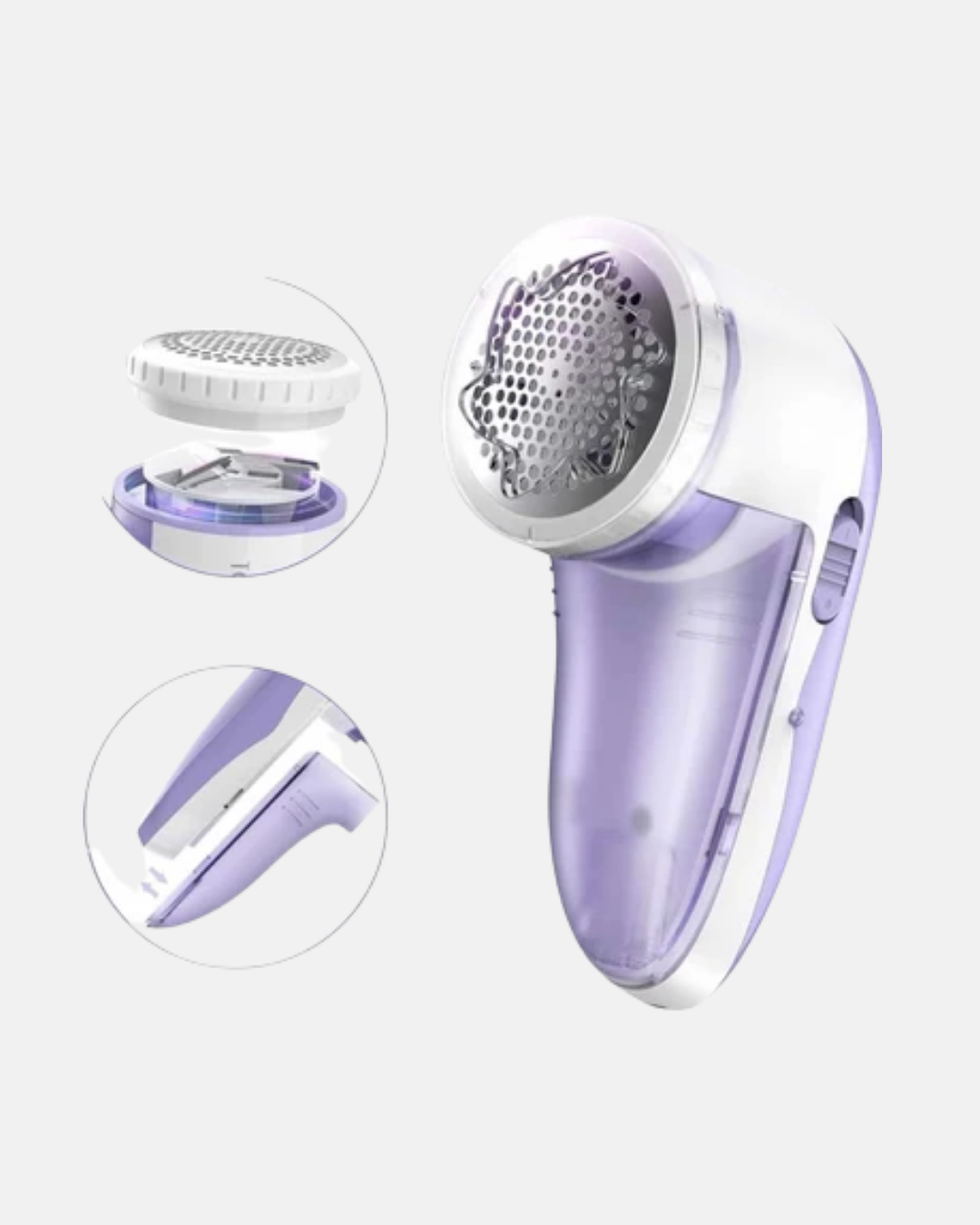 Taşınabilir Şarjlı Tiftik Toplayıcı – Çıkarılabilir Hazneli, Anti-Statik Fırçalı - Lisinya