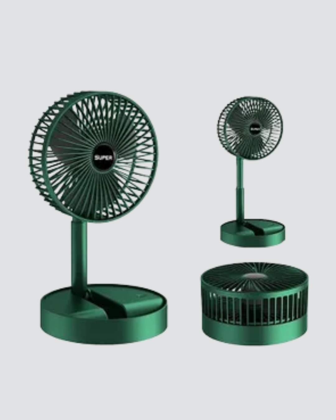 Katlanabilir Mini Fan – 3 Kademeli Soğutma, Şarjlı - Lisinya
