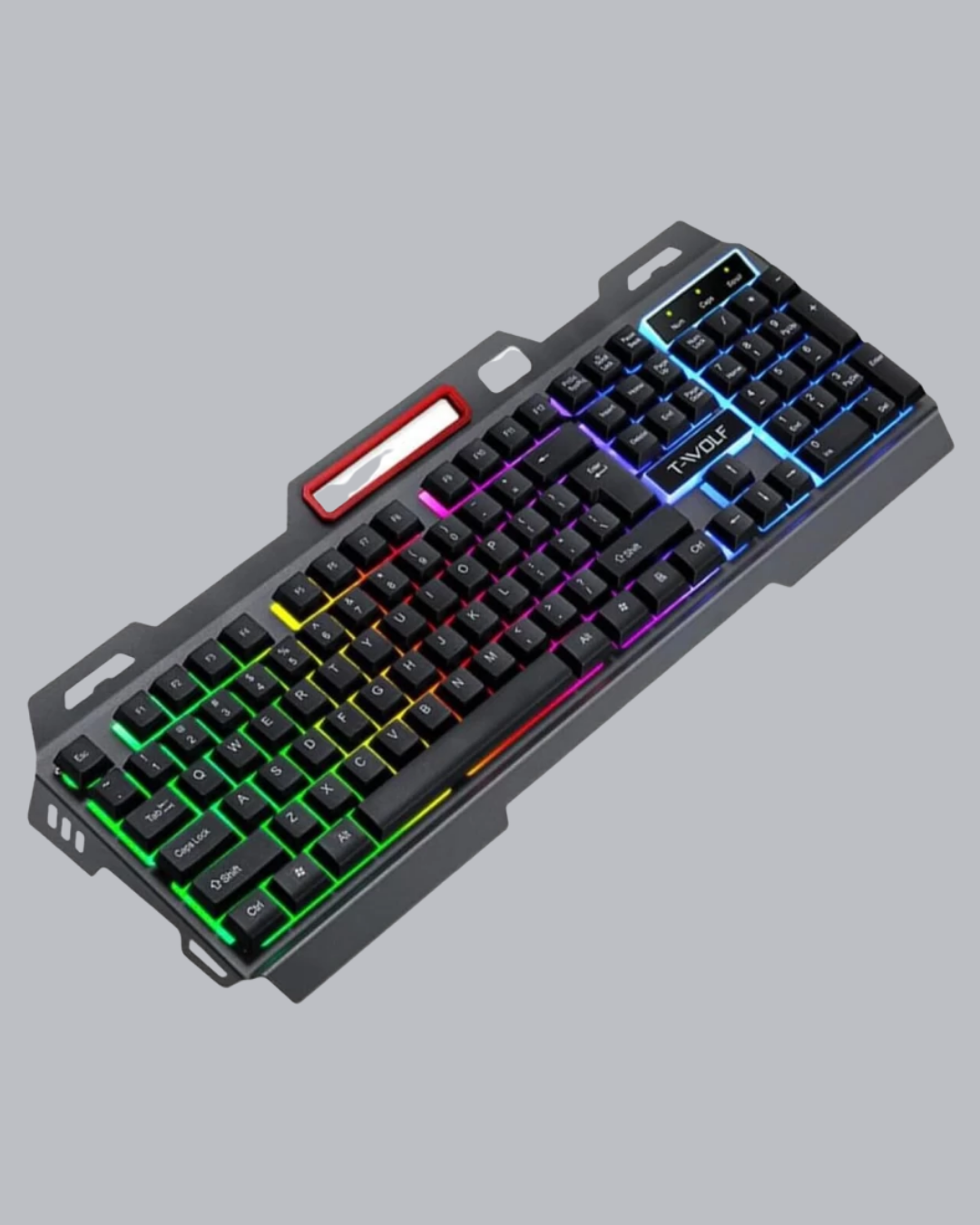 RGB Aydınlatmalı Klavye Mouse Seti – USB Bağlantılı, Türkçe Q, Ayarlanabilir DPI, Ergonomik Yapı - Lisinya