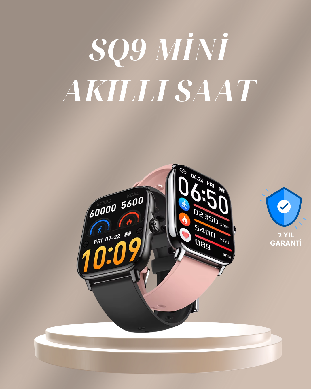 IP67 Suya Dayanıklı AMOLED Akıllı Saat Bildirim ve Sağlık Takip Özellikli - Lisinya