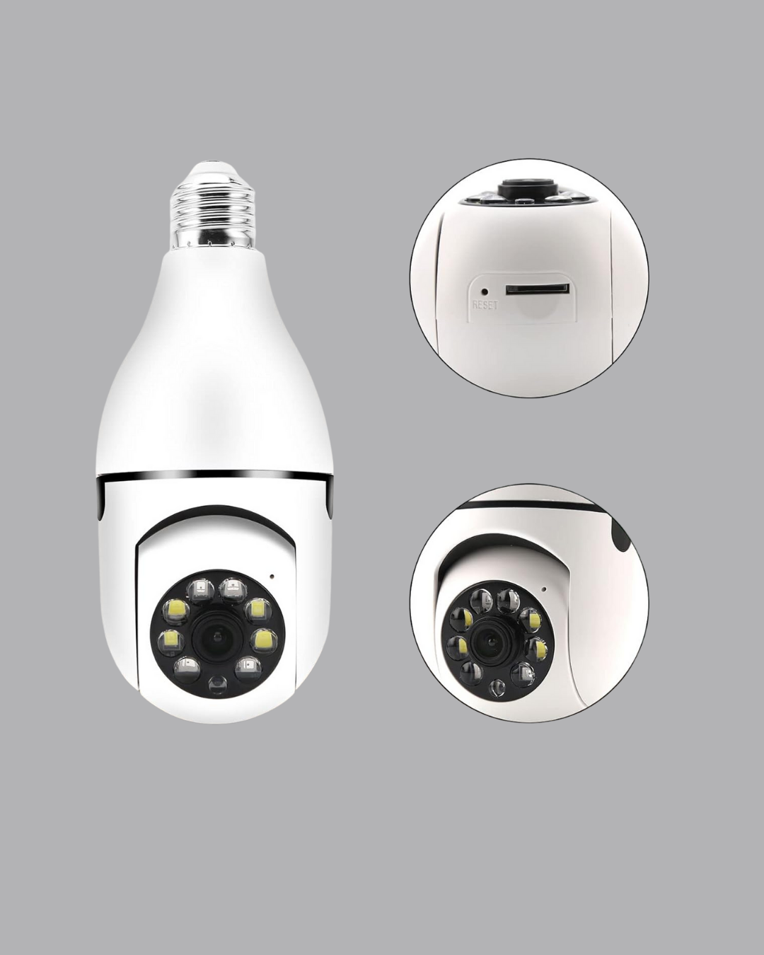 Akıllı Duy Kamera 360 Derece Dönebilir ve PTZ Teknolojili - Lisinya