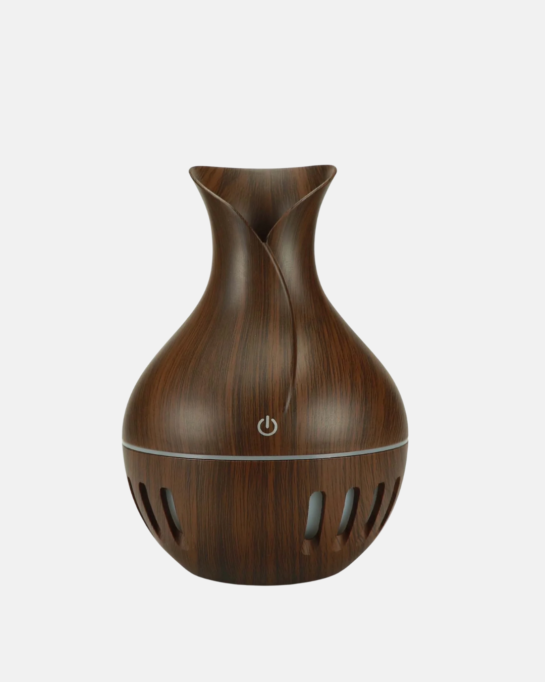 Ahşap Desenli Aromaterapi Difüzör 130 ml Ultrasonik ve 7 Renk LED Işıklı - Lisinya