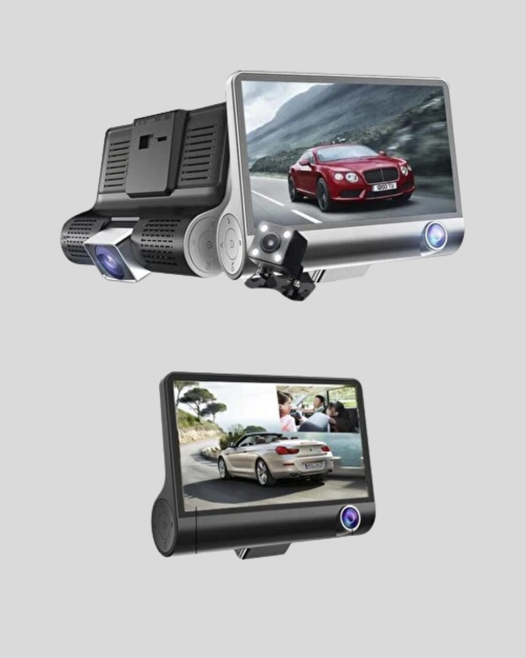 Araç DVR Kamerası 3’lü 170° Geniş Açılı Full HD ve Park Destekli - Lisinya