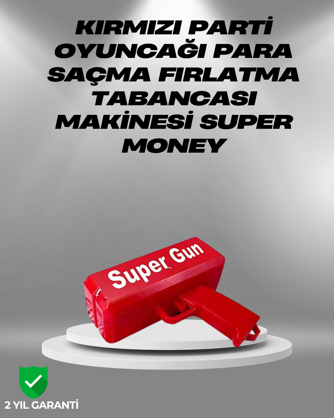 Elektrikli Money Gun Oyuncak Parti Tabancası - Lisinya