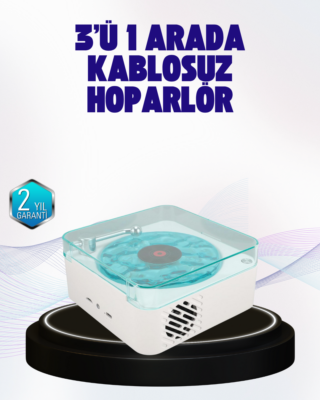 Dekoratif Gece Işıklı Bluetooth Hoparlör – Zaman ve Pil Ekranlı - Lisinya Dekoratif Gece Işıklı Bluetooth Hoparlör – Zaman ve Pil Ekranlı - Lisinya