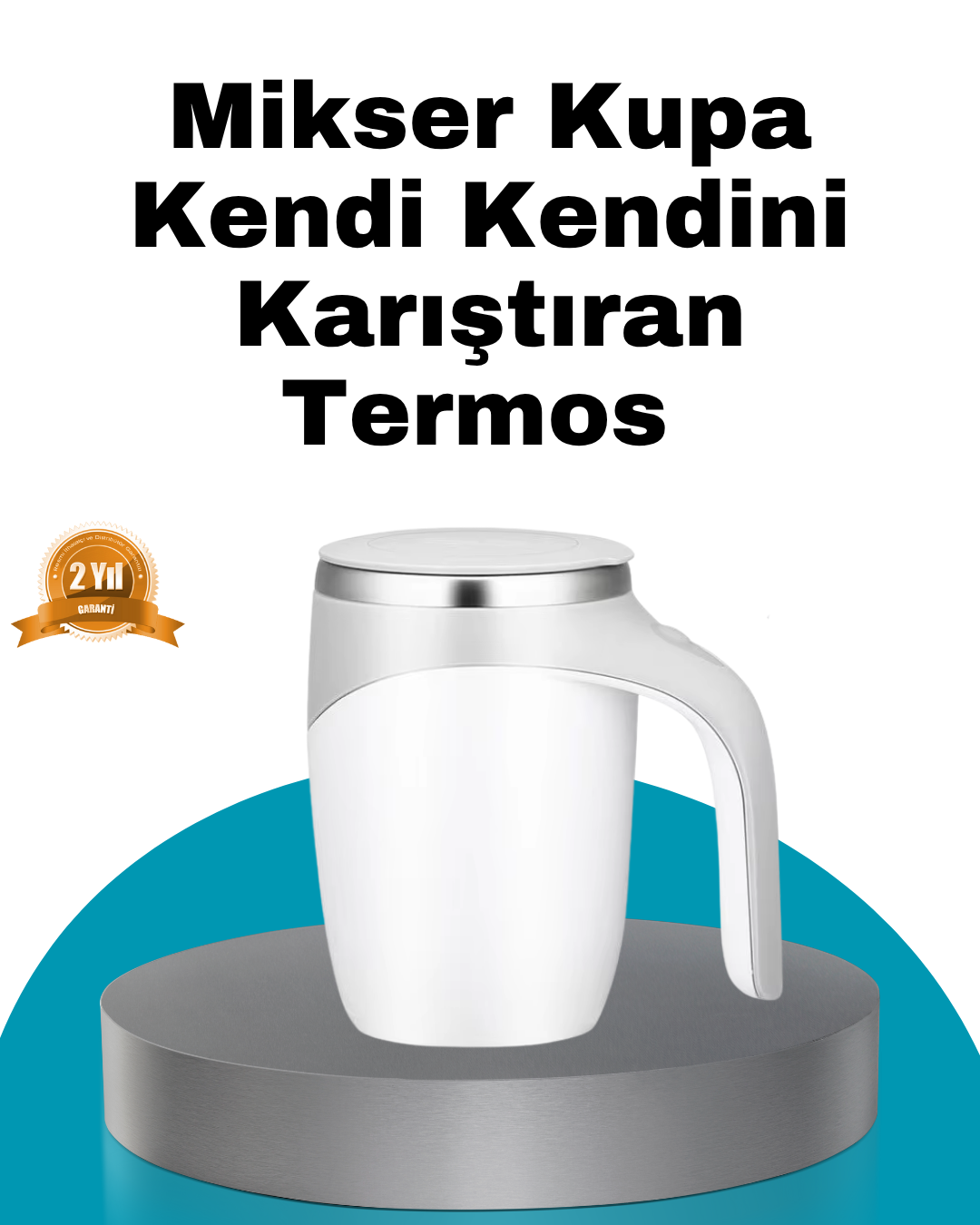 Manyetik Otomatik Karıştırma Bardağı – Şarjlı, Paslanmaz ve Pratik - Lisinya Manyetik Otomatik Karıştırma Bardağı – Şarjlı, Paslanmaz ve Pratik - Lisinya
