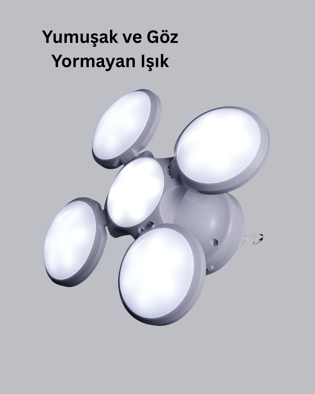 5 Kanatlı Solar Kamp Lambası – USB Şarjlı, Taşınabilir, IP65 Su Geçirmez Bahçe Lambası - Lisinya 5 Kanatlı Solar Kamp Lambası – USB Şarjlı, Taşınabilir, IP65 Su Geçirmez Bahçe Lambası - Lisinya