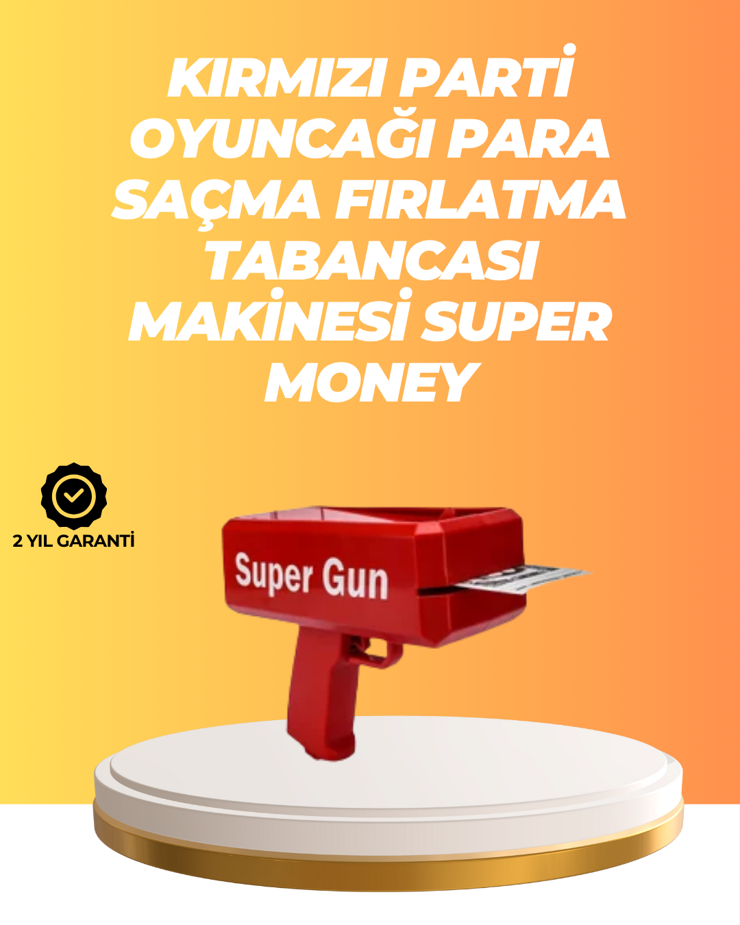 AA Pil ile Çalışan, Kolay Kullanımlı Kâğıt Fırlatıcı Oyuncak - Lisinya