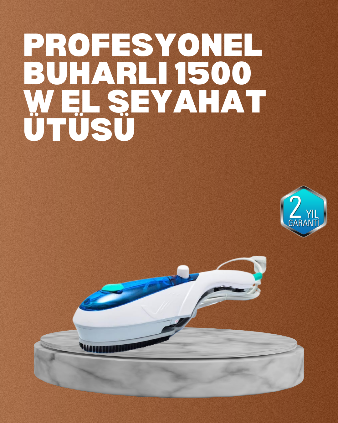 Seyahat Tipi Buharlı Ütü Portatif Kırışıklık Açıcı - Lisinya