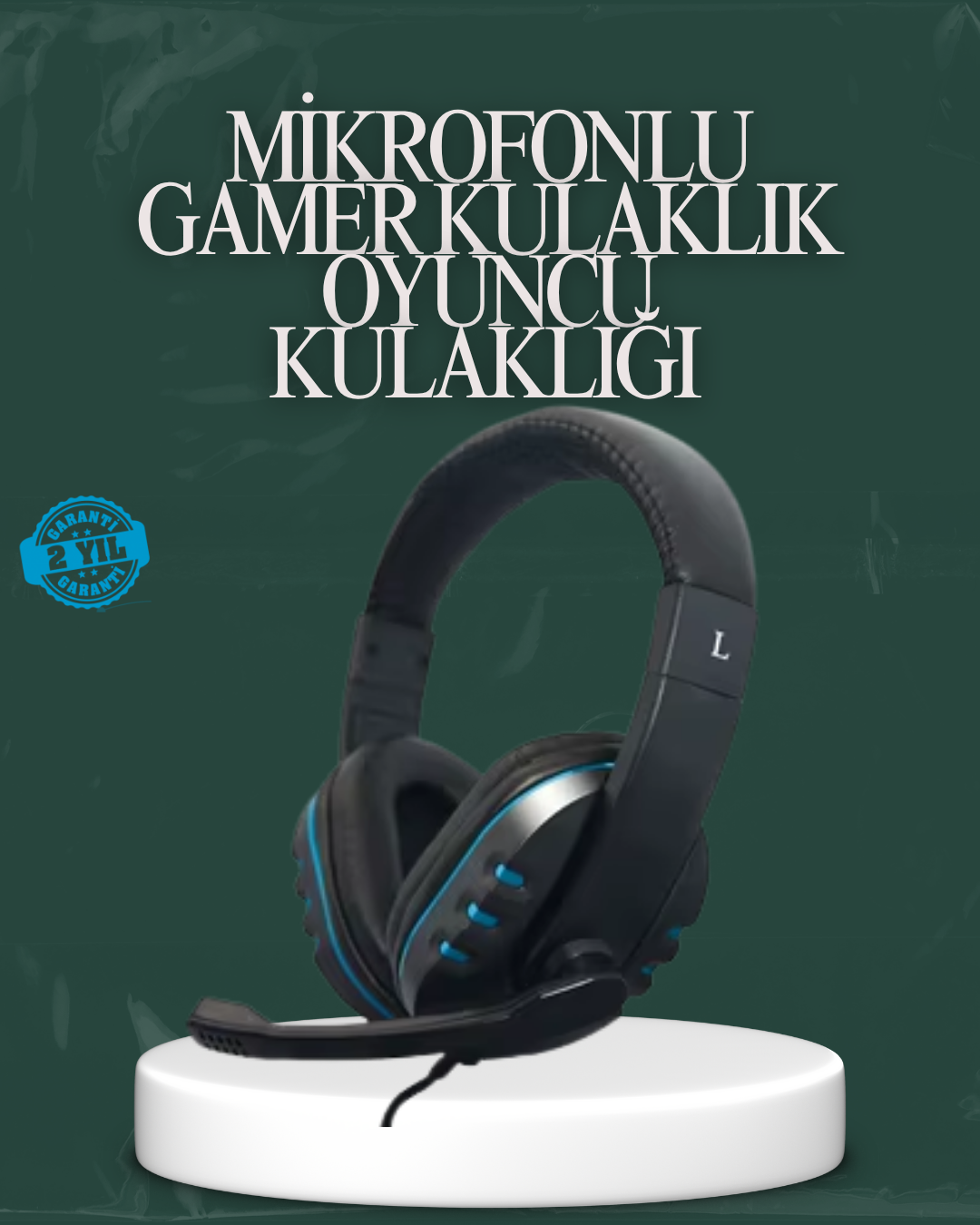 Kablolu Gaming Headset – Net Ses Ayrımı ve Ayarlanabilir Konfor - Lisinya