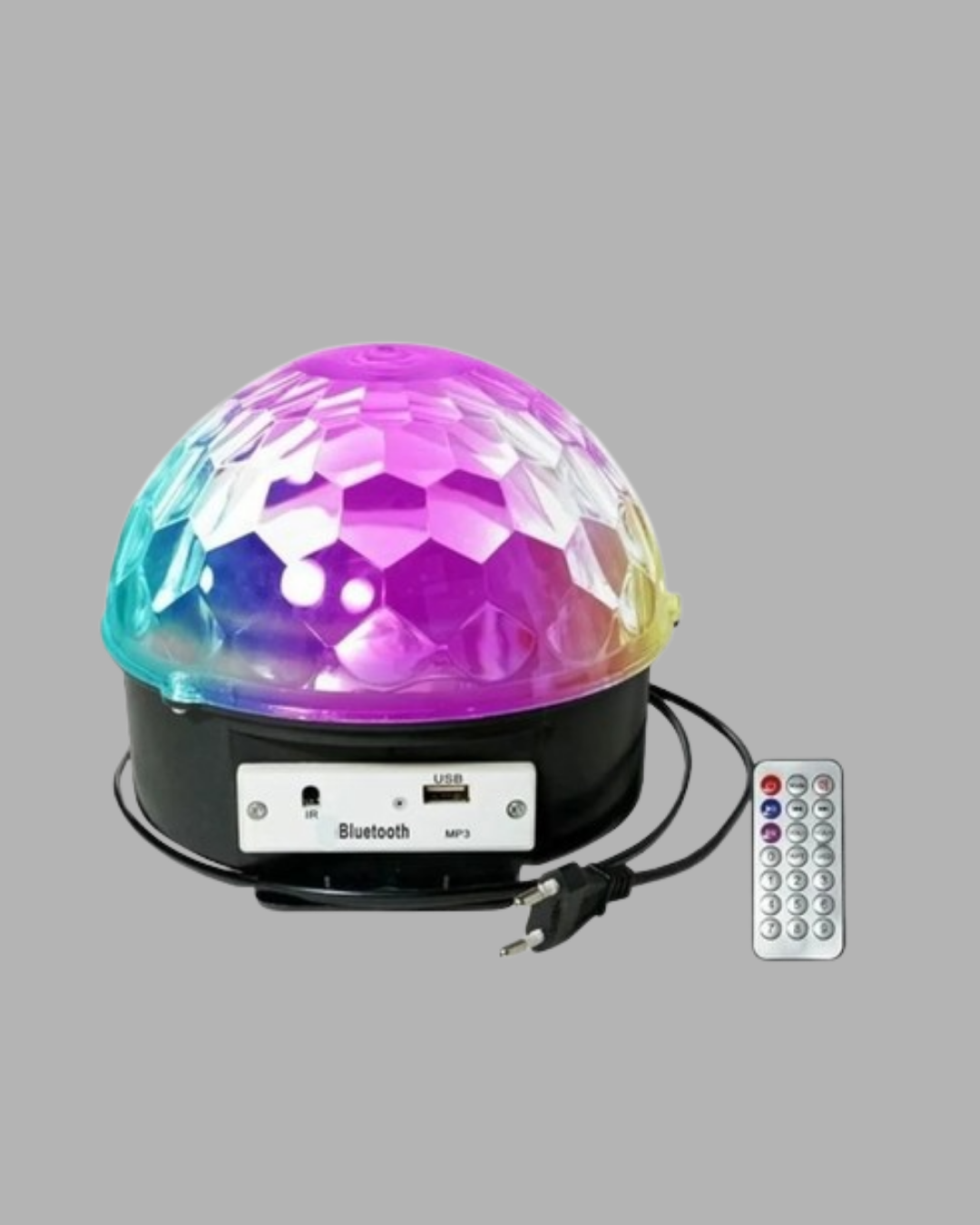 RGB LED Disko Topu Projektör – Ev Partileri, Doğum Günleri ve Eğlence İçin Işık Şovu - Lisinya