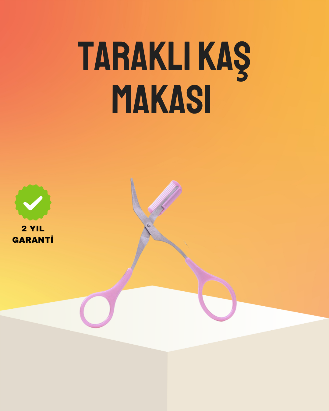 Kaş Düzeltme Makası Taraklı – Profesyonel ve Pratik Kaş Bakımı - Lisinya