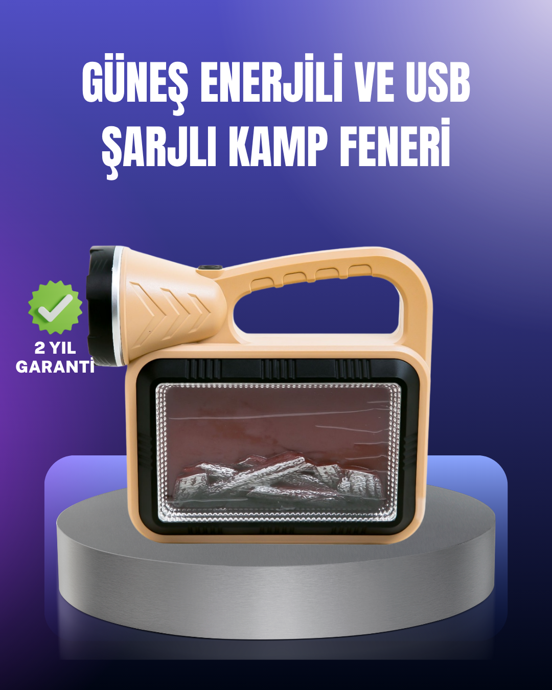 Solar Enerjili Alev Lambası – El Feneri ve Dekoratif Işık - Lisinya