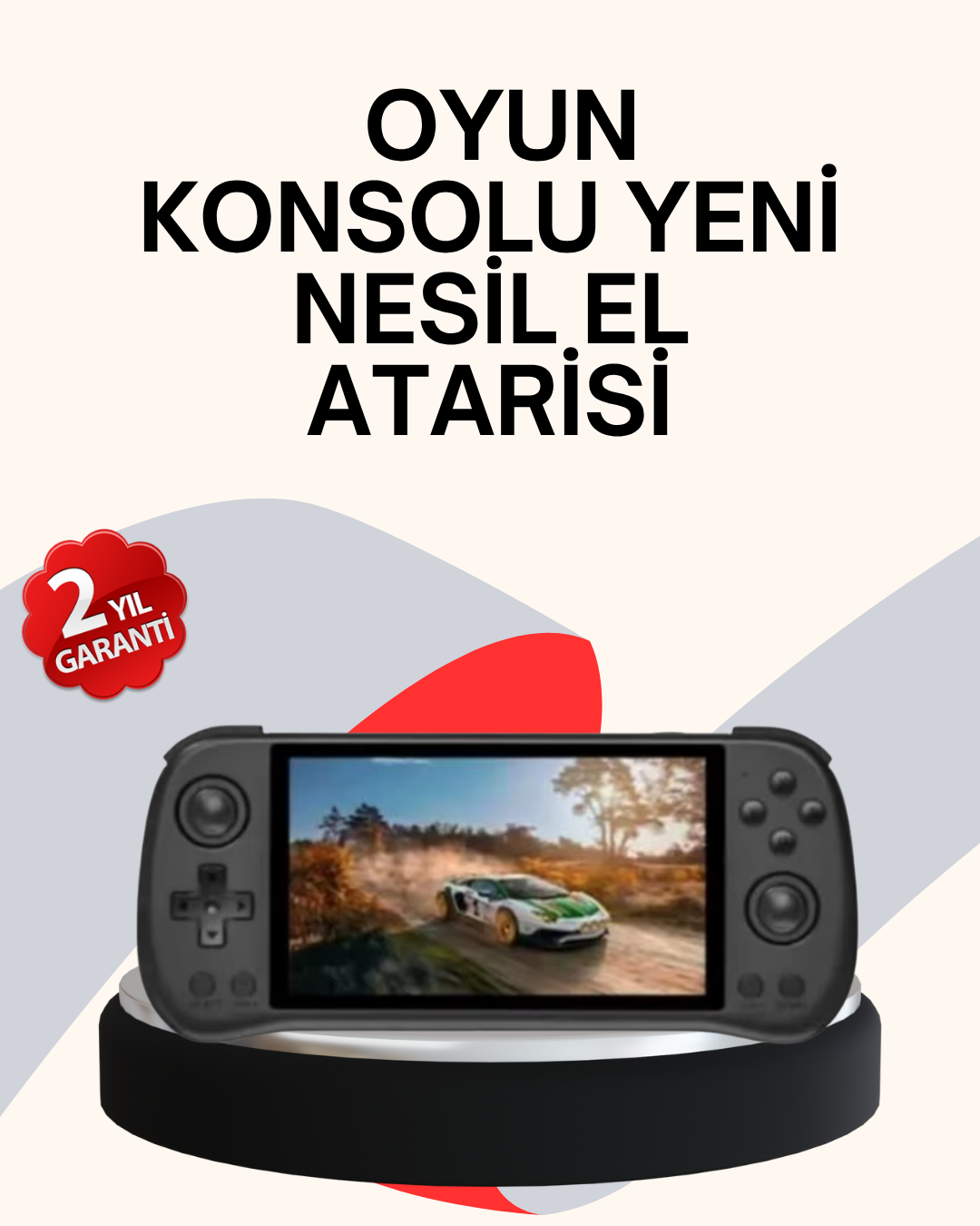 10000 Hazır Yüklü Oyunlu 4.3 İnç IPS Ekranlı Oyun Konsolu - Lisinya