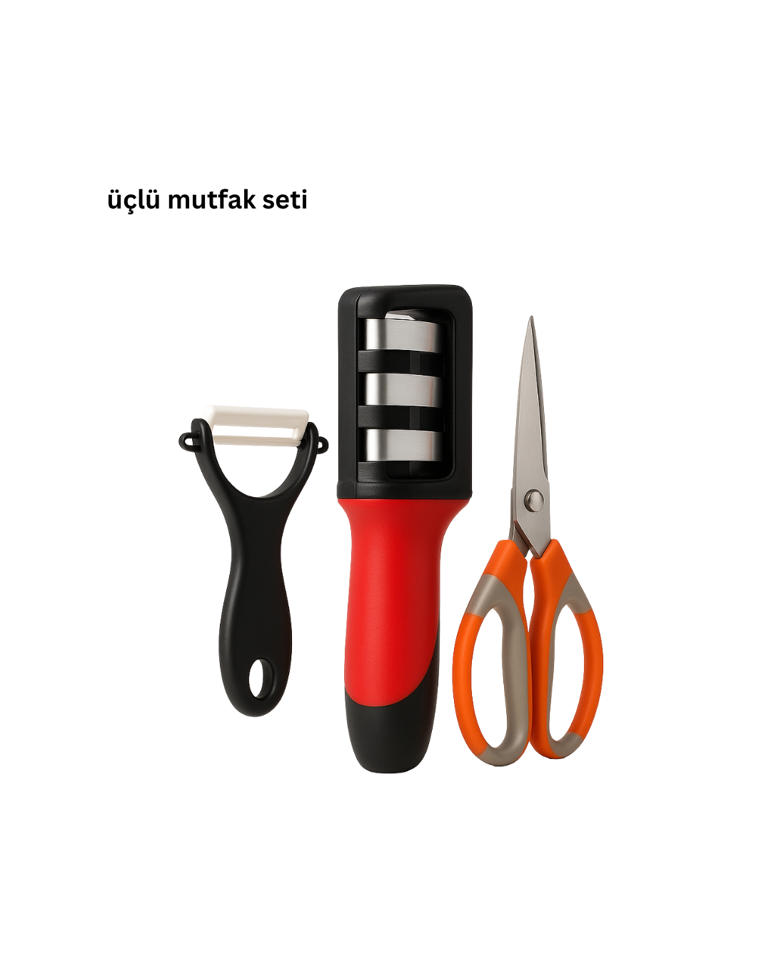 3’lü Mutfak Makası Seti - Lisinya