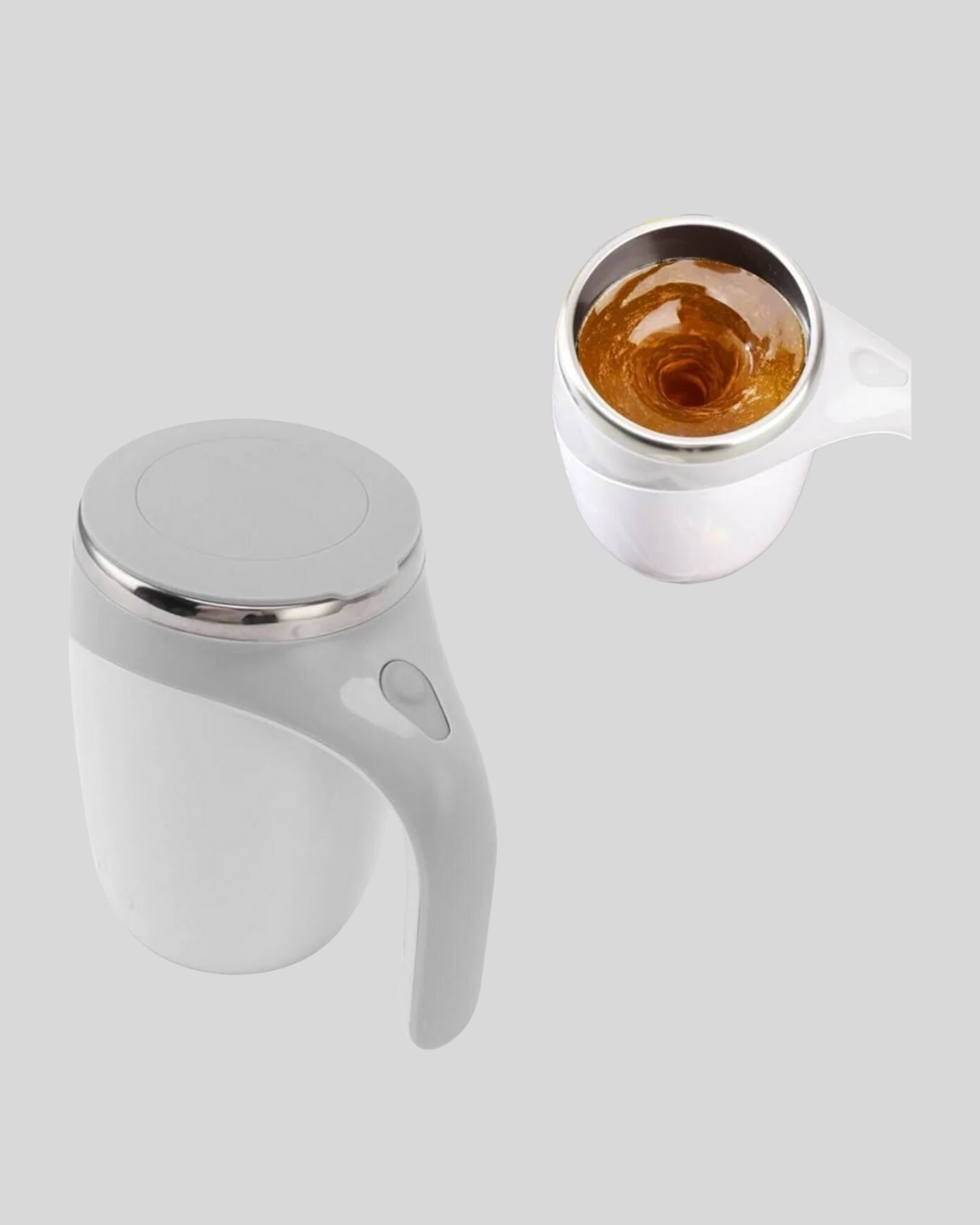 Paslanmaz Çelik Şarjlı Karıştırma Kupa – Otomatik Manyetik Blender Fincan - Lisinya