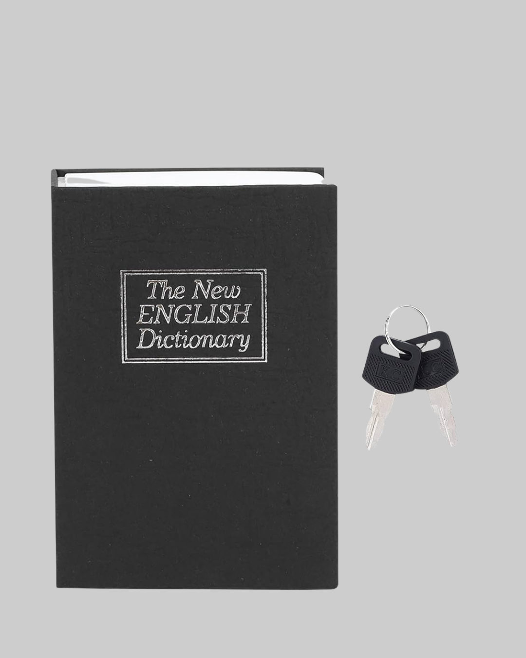 Sözlük Görünümlü Gizli Kitap Kasa – Anahtarlı Metal İç Kasa, Kompakt Boyut, Şık ve Güvenli Tasarım - Lisinya