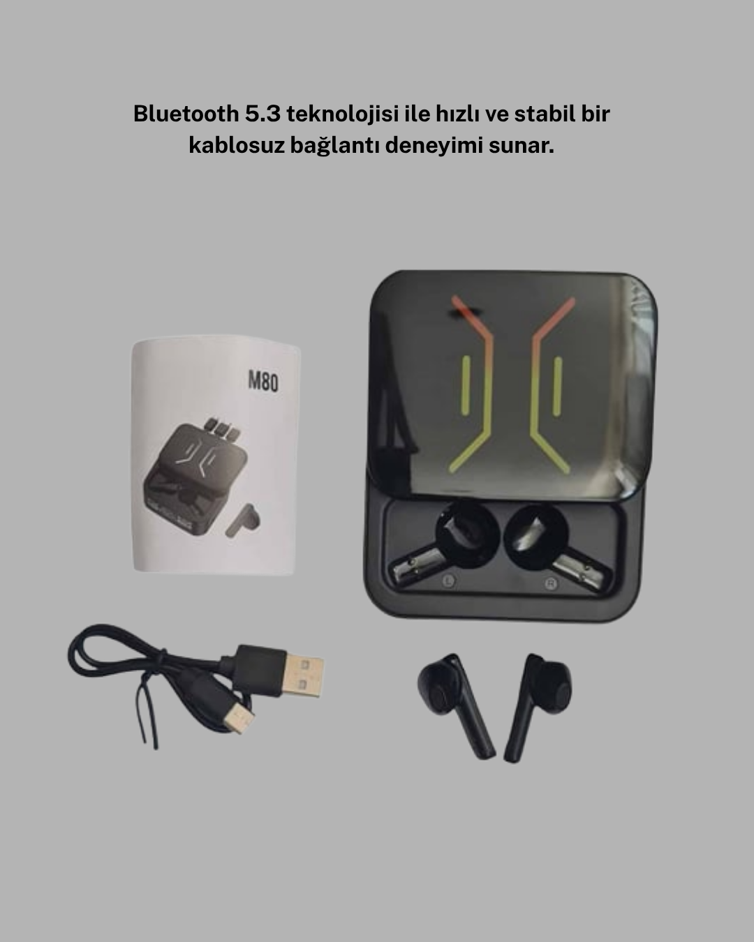 3’ü 1 Arada Kablolu ve Kablosuz Bluetooth 5.3 Kulaklık - Lisinya