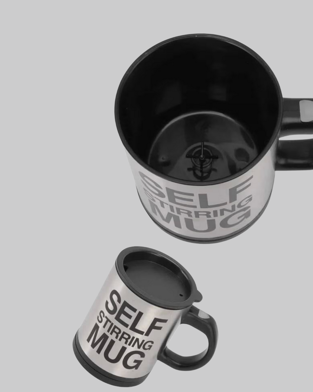 Paslanmaz Çelik Kendi Kendini Karıştıran Akıllı Kupa – Isı Yalıtımlı - Lisinya