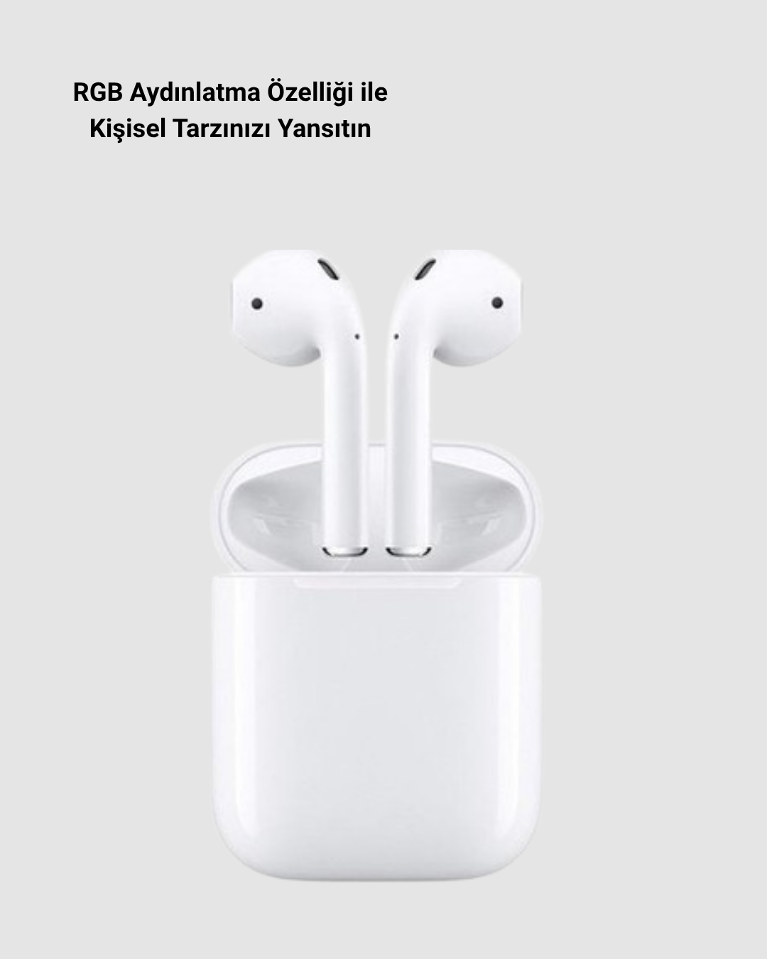 Aktif Gürültü Önlemeli RGB Işıklı Kablosuz Kulak Üstü Kulaklık - Lisinya