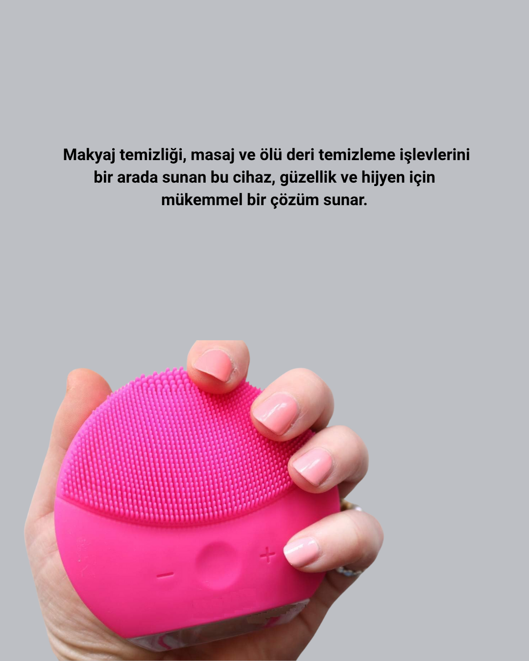Çok İşlevli Şarjlı Yüz Temizleme ve Masaj Aleti – Derinlemesine Temizlik, Cilt Yenileme ve Kan Dolaşımı Artırıcı - Lisinya