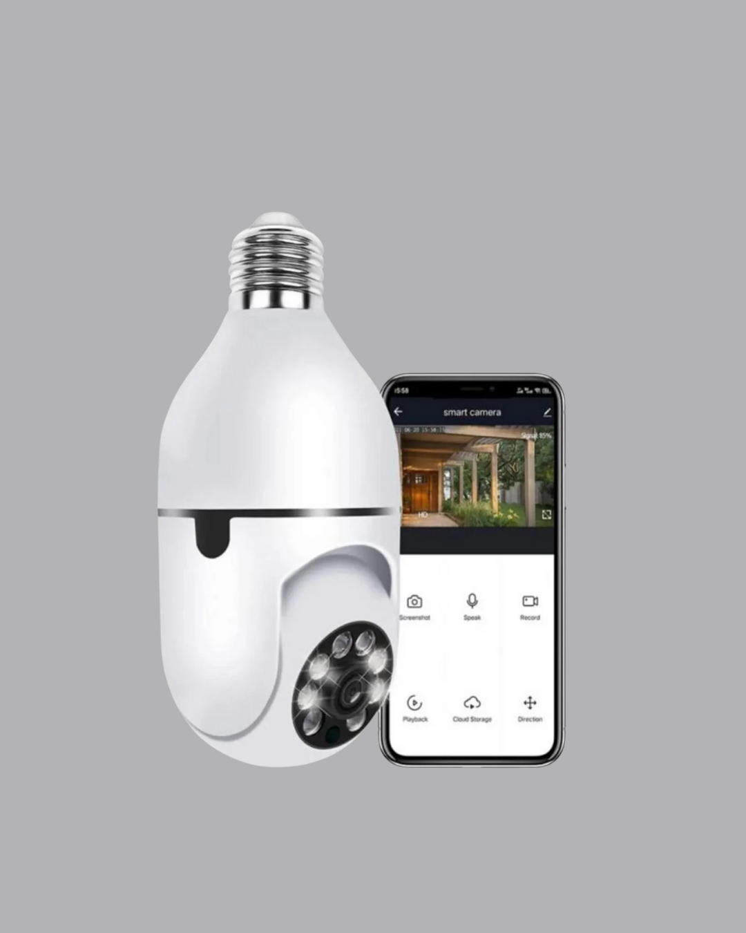 Akıllı Duy Kamera 360 Derece Dönebilir ve PTZ Teknolojili - Lisinya