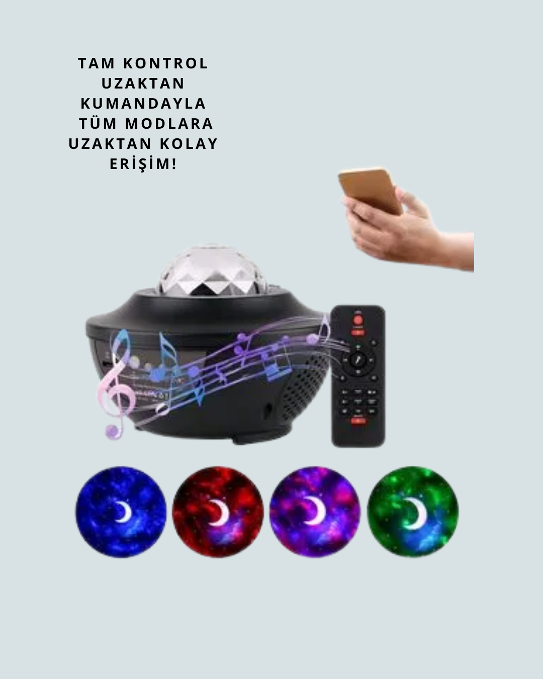 10 Renkli Kombinasyon + Breathing Light + 2 Saat Zamanlayıcılı Star Lamba - Lisinya