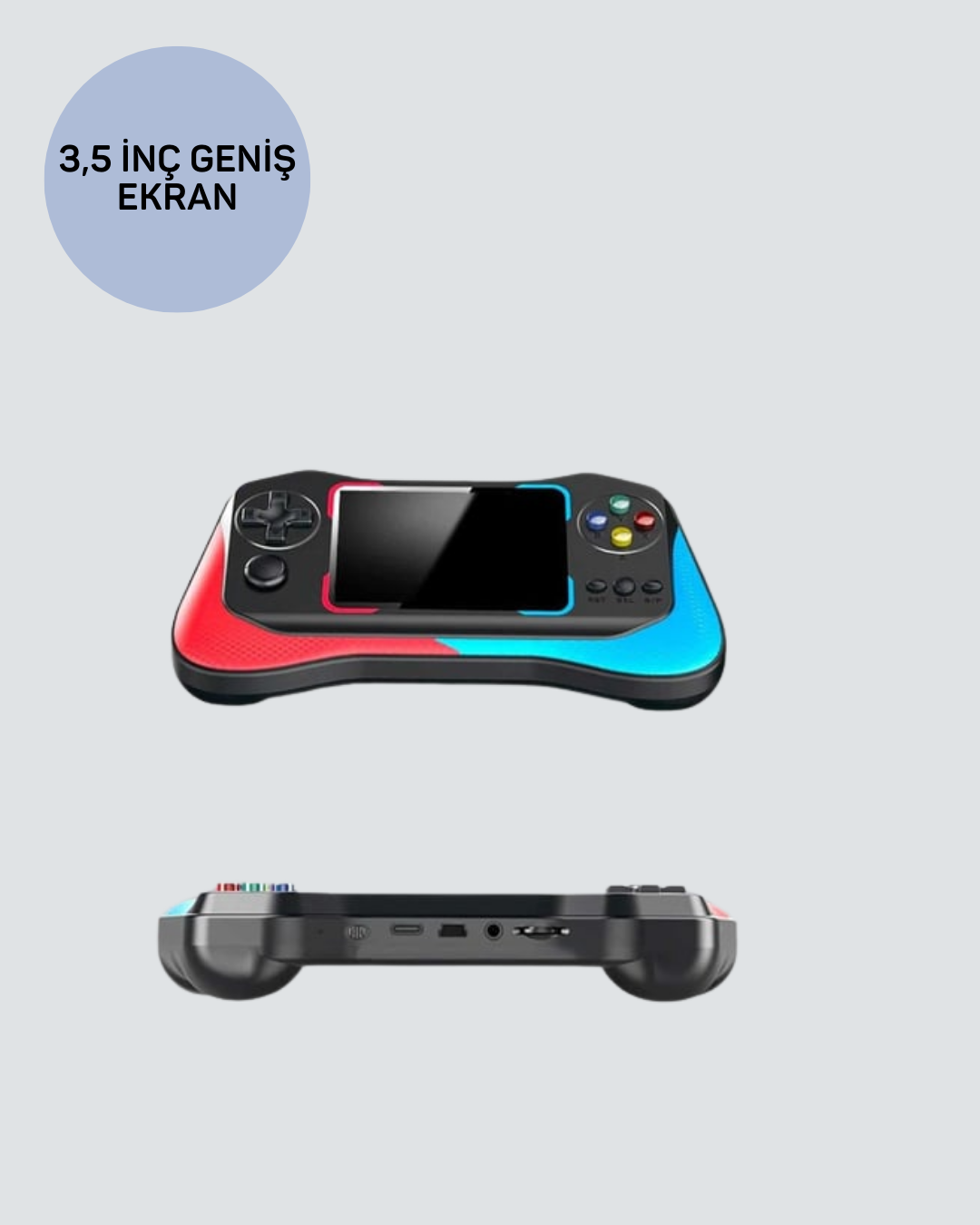 500 Oyunlu El Tipi Taşınabilir Oyun Konsolu – Şarjlı ve TV Bağlantılı Model - Lisinya