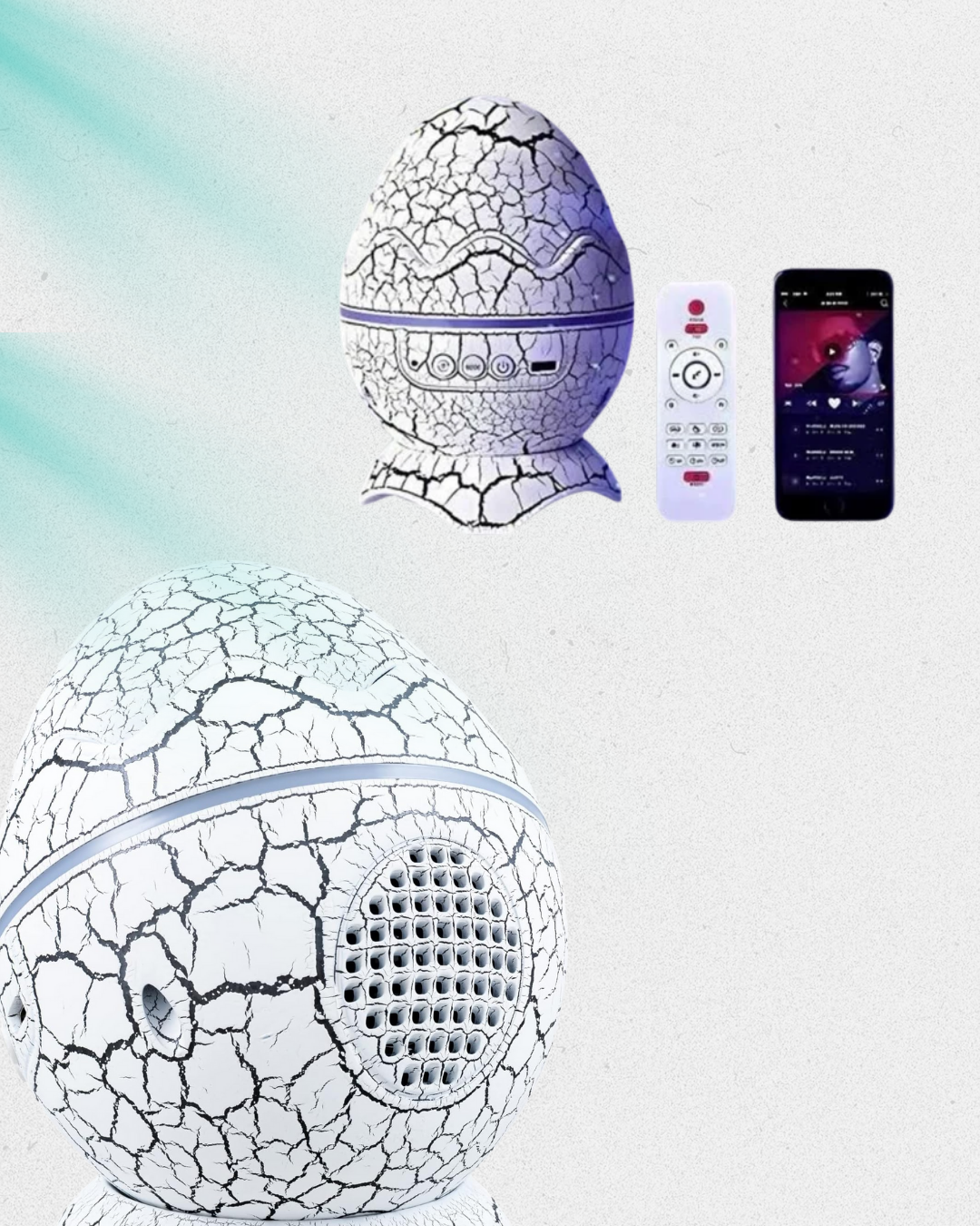 14 Renkli Nebula Yıldız Projektör + Müzik + Gürültü Cihazı + Zamanlayıcılı - Lisinya