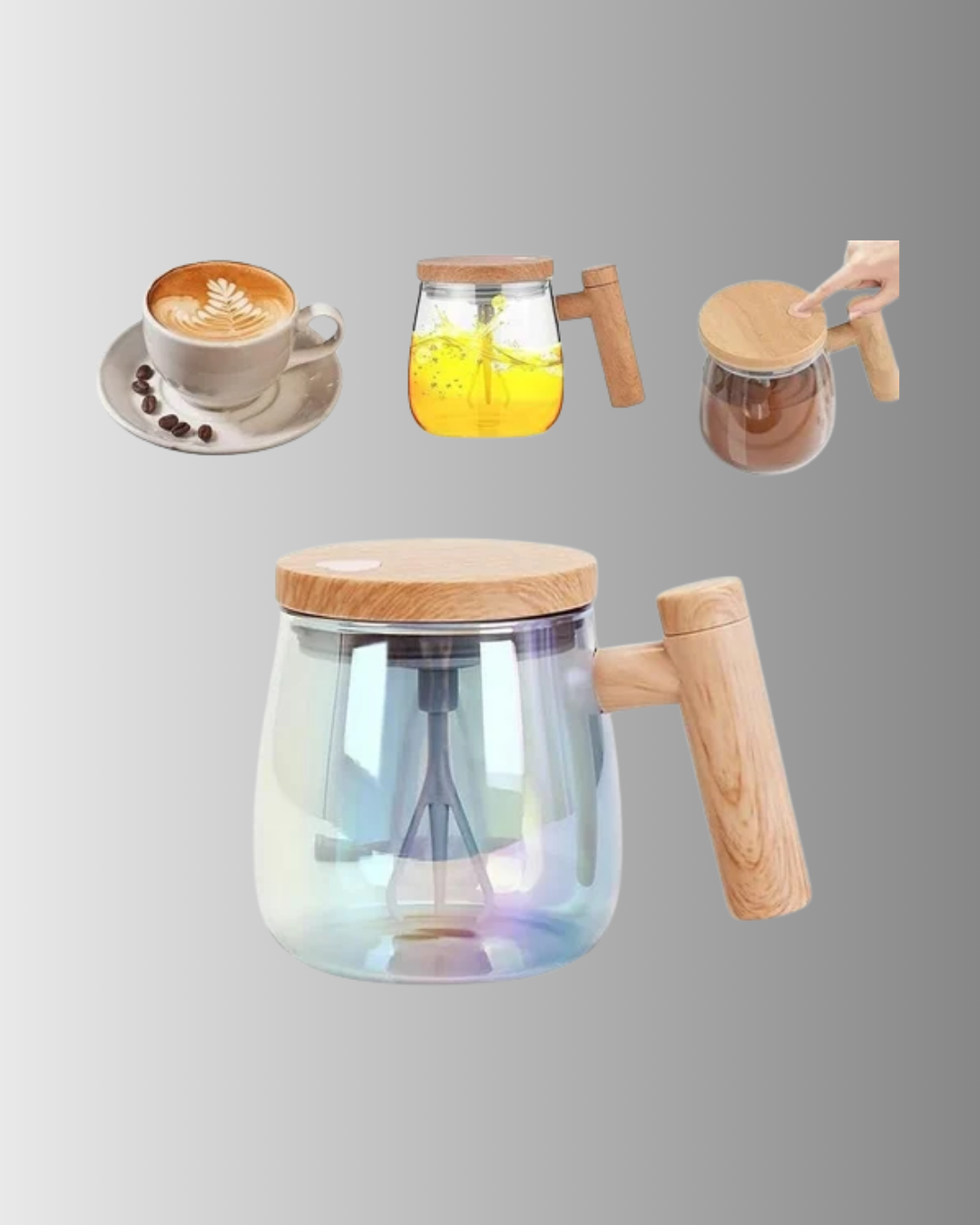 Isıtıcılı Manyetik Karıştırıcı Kupa – 400 ml, C Tipi Şarjlı, Akıllı Tasarım - Lisinya Isıtıcılı Manyetik Karıştırıcı Kupa – 400 ml, C Tipi Şarjlı, Akıllı Tasarım - Lisinya